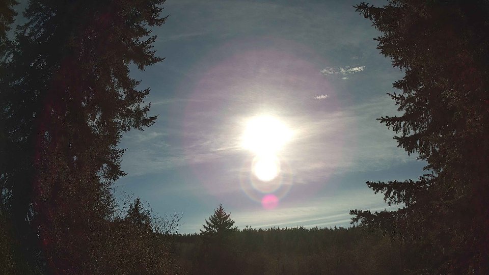 Pacific Northwest skyline timelapse frame from Mar 16th, 2026 at 4:15 PM