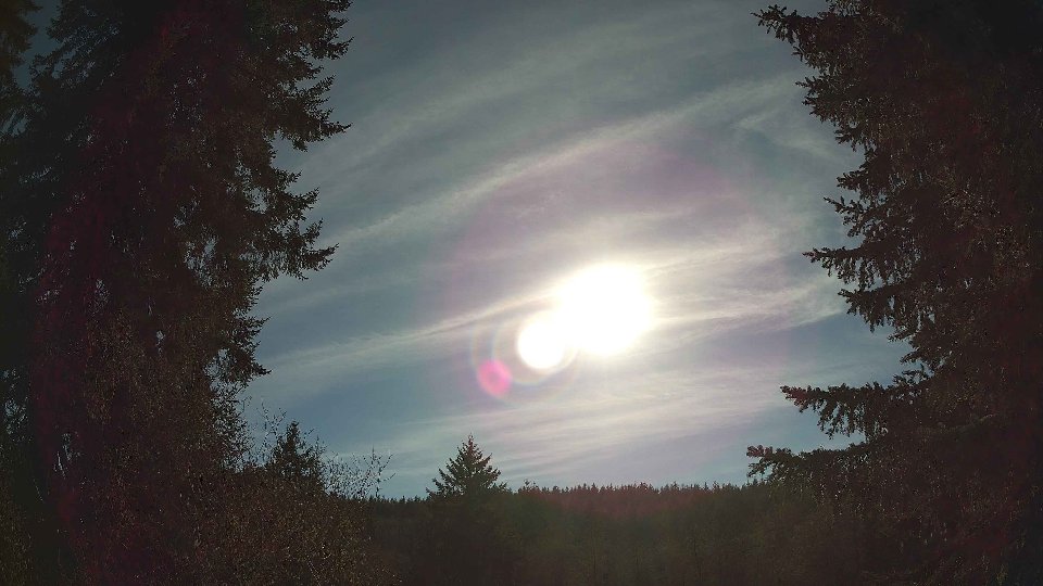 Pacific Northwest skyline timelapse frame from Mar 16th, 2026 at 4:30 PM