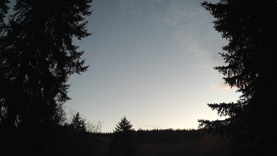Pacific Northwest skyline timelapse frame from Mar 16th, 2026 at 7:15 PM