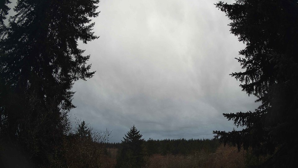 Pacific Northwest skyline timelapse frame from Mar 17th, 2026 at 7:45 AM