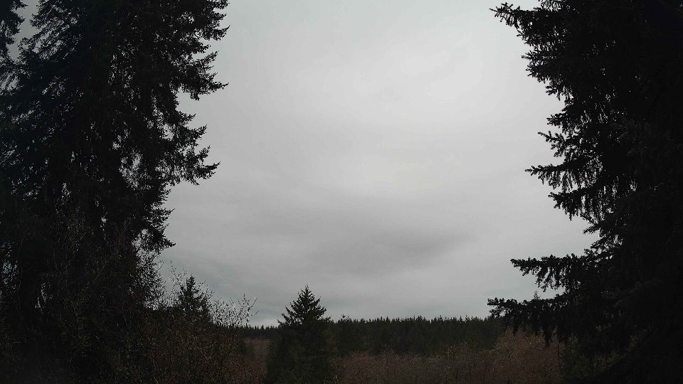 Pacific Northwest skyline timelapse frame from Mar 17th, 2026 at 8:45 AM