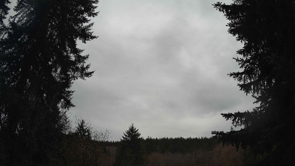 Pacific Northwest skyline timelapse frame from Mar 18th, 2026 at 1:15 PM