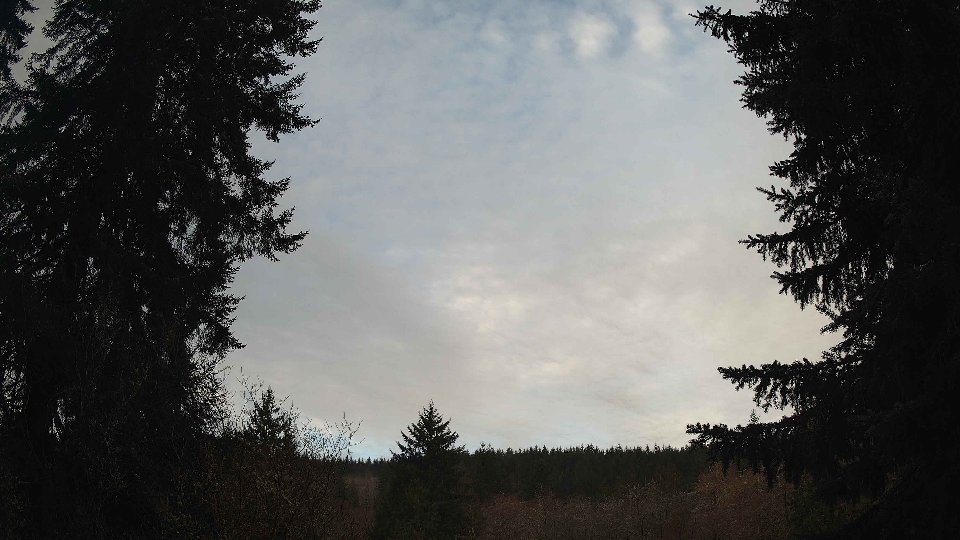 Pacific Northwest skyline timelapse frame from Mar 19th, 2026 at 8:30 AM