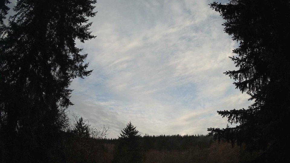 Pacific Northwest skyline timelapse frame from Mar 19th, 2026 at 8:45 AM