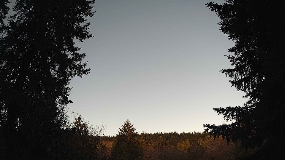 Pacific Northwest skyline timelapse frame from Mar 21st, 2026 at 7:45 AM