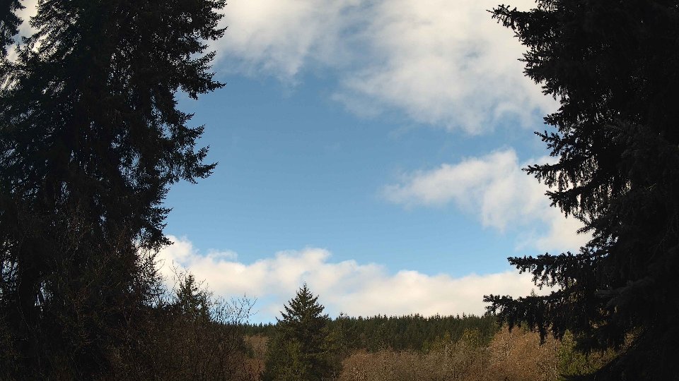 Pacific Northwest skyline timelapse frame from Mar 21st, 2026 at 9:30 AM