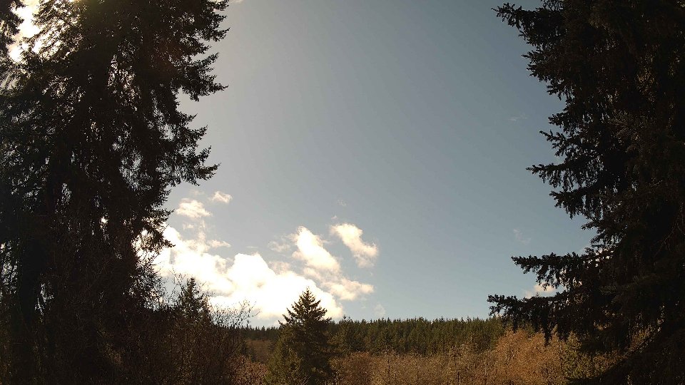 Pacific Northwest skyline timelapse frame from Mar 21st, 2026 at 1:00 PM