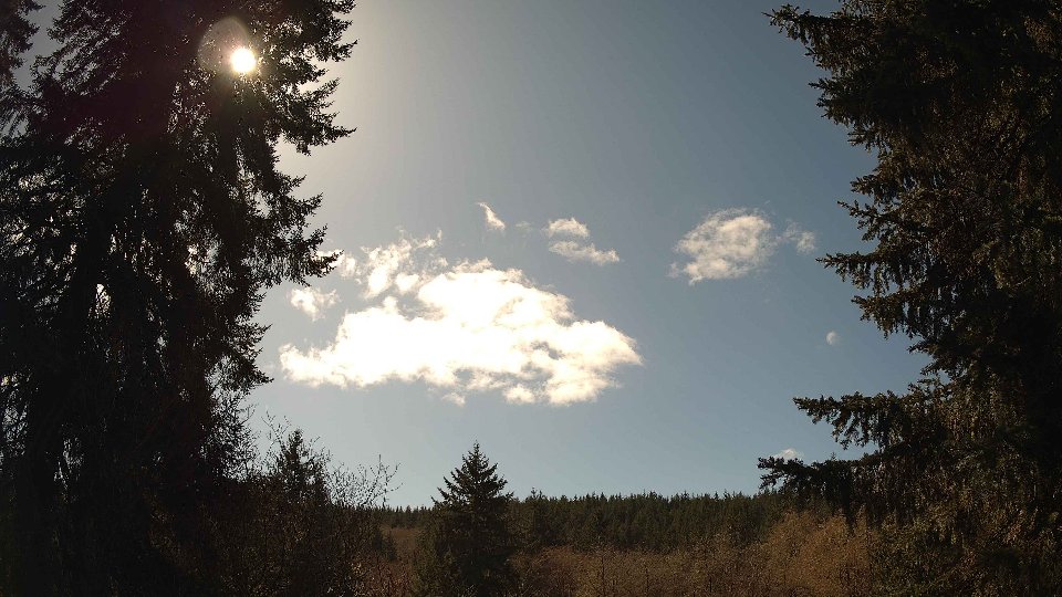 Pacific Northwest skyline timelapse frame from Mar 21st, 2026 at 2:00 PM