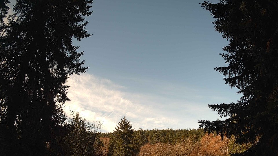 Pacific Northwest skyline timelapse frame from Mar 22nd, 2026 at 9:45 AM