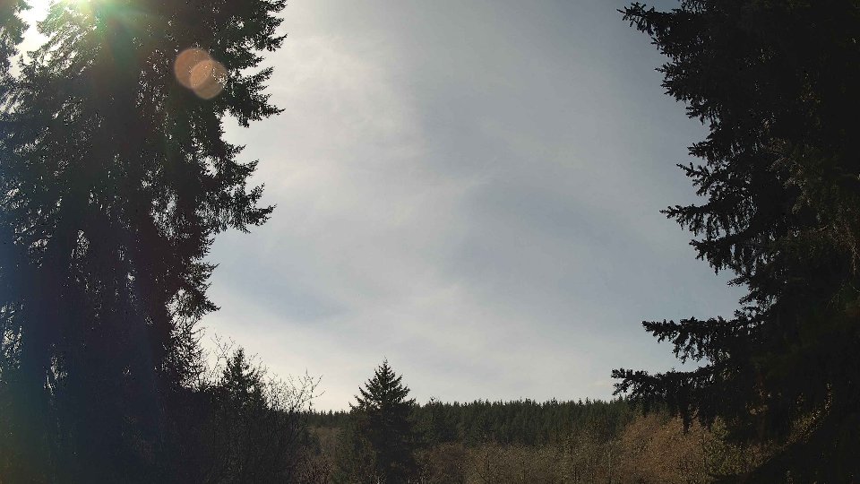 Pacific Northwest skyline timelapse frame from Mar 22nd, 2026 at 12:45 PM