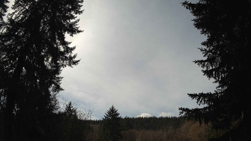 Pacific Northwest skyline timelapse frame from Mar 22nd, 2026 at 1:15 PM