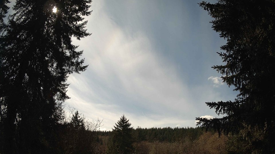 Pacific Northwest skyline timelapse frame from Mar 22nd, 2026 at 1:45 PM