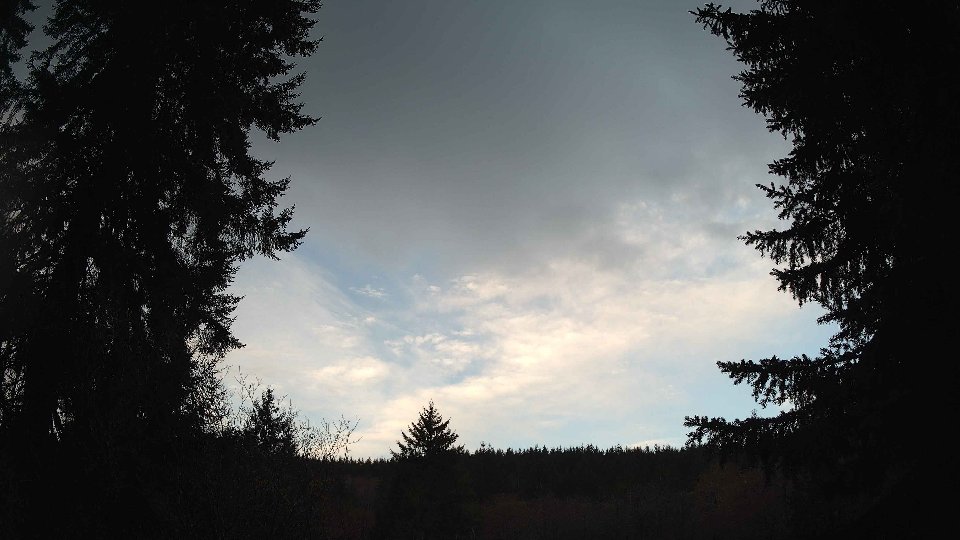 Pacific Northwest skyline timelapse frame from Mar 24th, 2026 at 7:30 AM