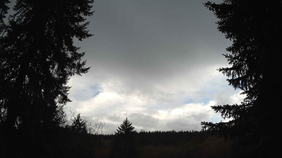 Pacific Northwest skyline timelapse frame from Mar 24th, 2026 at 8:00 AM