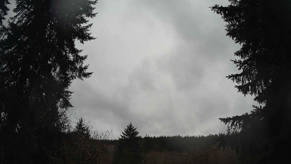 Pacific Northwest skyline timelapse frame from Mar 24th, 2026 at 1:30 PM