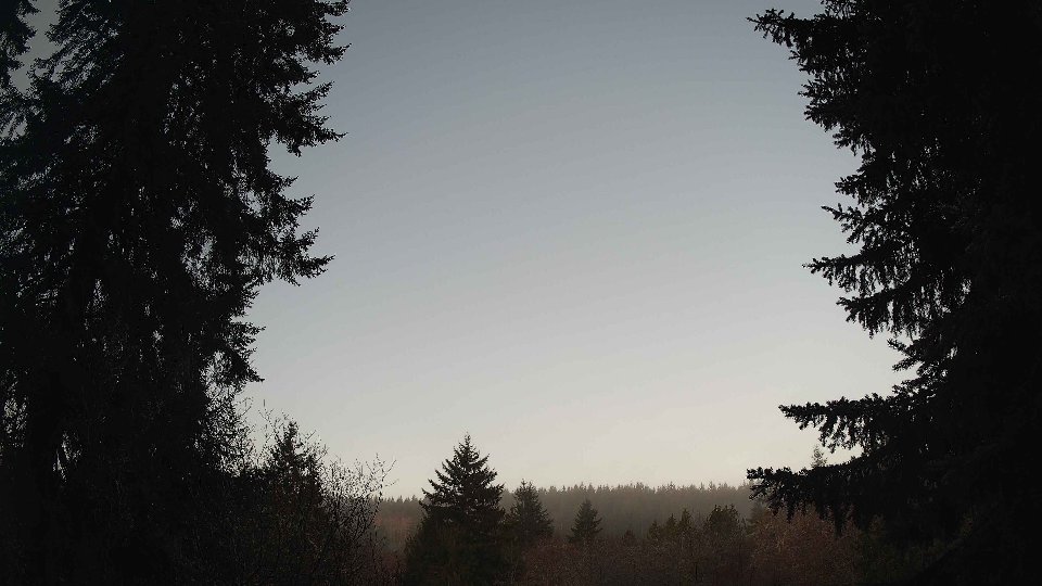 Pacific Northwest skyline timelapse frame from Mar 25th, 2026 at 7:15 AM