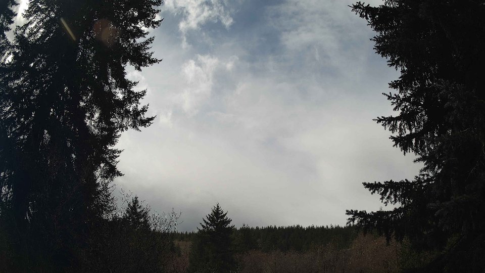 Pacific Northwest skyline timelapse frame from Mar 25th, 2026 at 12:30 PM