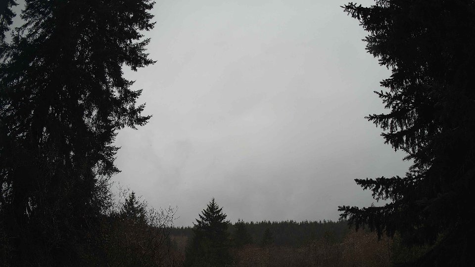 Pacific Northwest skyline timelapse frame from Mar 25th, 2026 at 1:00 PM