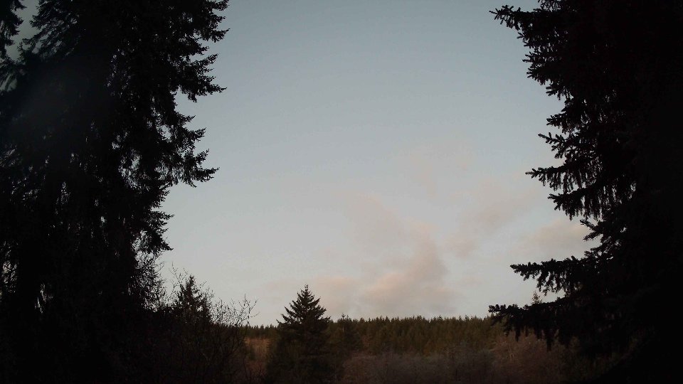Pacific Northwest skyline timelapse frame from Mar 26th, 2026 at 6:45 AM