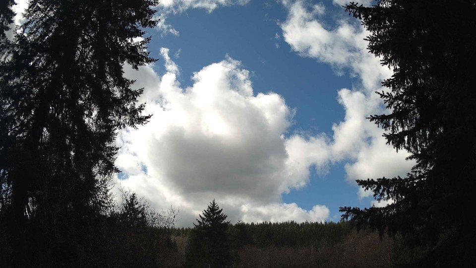 Pacific Northwest skyline timelapse frame from Mar 26th, 2026 at 12:15 PM