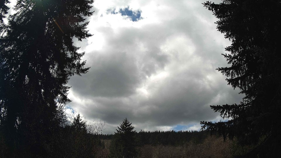 Pacific Northwest skyline timelapse frame from Mar 26th, 2026 at 1:00 PM