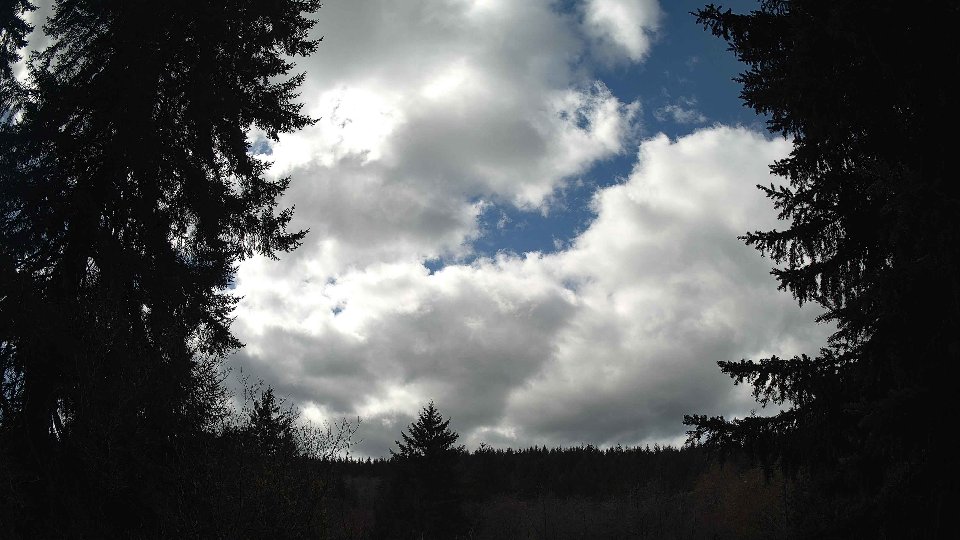Pacific Northwest skyline timelapse frame from Mar 26th, 2026 at 1:15 PM