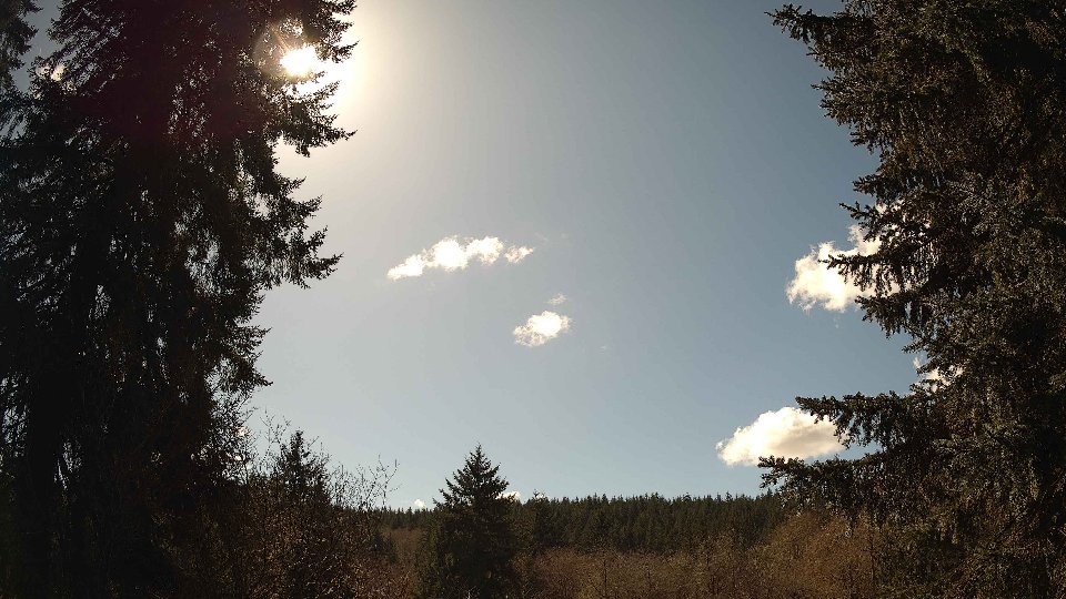 Pacific Northwest skyline timelapse frame from Mar 26th, 2026 at 2:15 PM