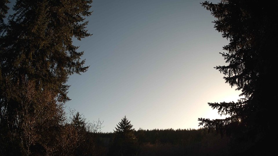 Pacific Northwest skyline timelapse frame from Mar 26th, 2026 at 6:15 PM