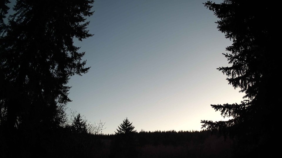 Pacific Northwest skyline timelapse frame from Mar 26th, 2026 at 7:45 PM