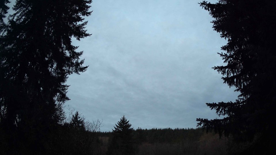 Pacific Northwest skyline timelapse frame from Mar 28th, 2026 at 6:45 AM