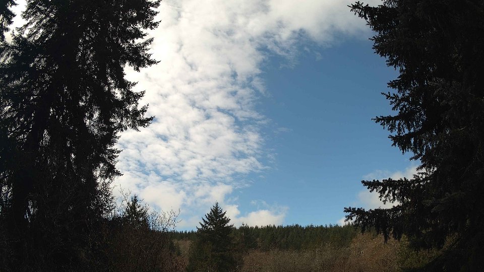 Pacific Northwest skyline timelapse frame from Mar 28th, 2026 at 10:45 AM
