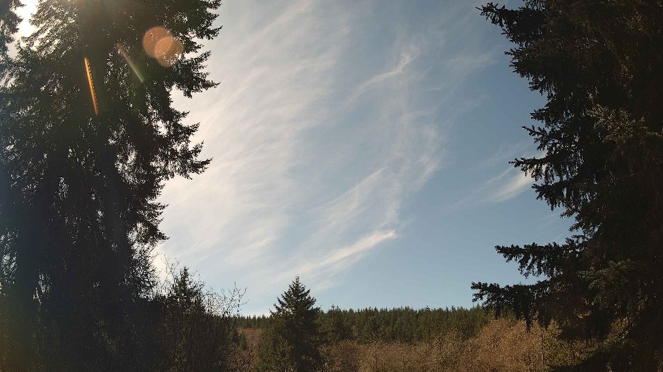 Pacific Northwest skyline timelapse frame from Mar 28th, 2026 at 12:45 PM