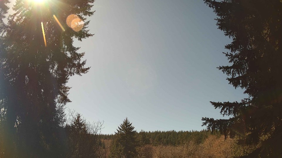 Pacific Northwest skyline timelapse frame from Mar 28th, 2026 at 1:00 PM