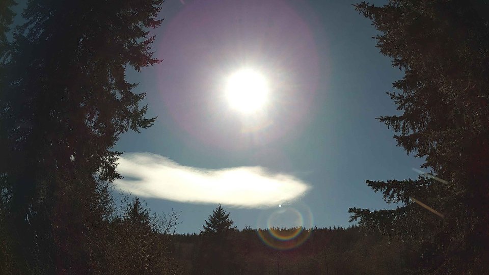 Pacific Northwest skyline timelapse frame from Mar 28th, 2026 at 3:45 PM