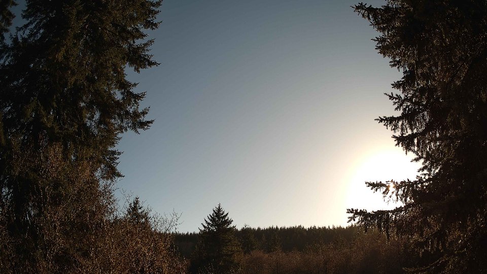 Pacific Northwest skyline timelapse frame from Mar 28th, 2026 at 5:45 PM