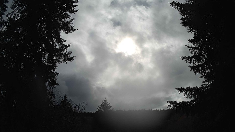 Pacific Northwest skyline timelapse frame from Mar 29th, 2026 at 4:00 PM