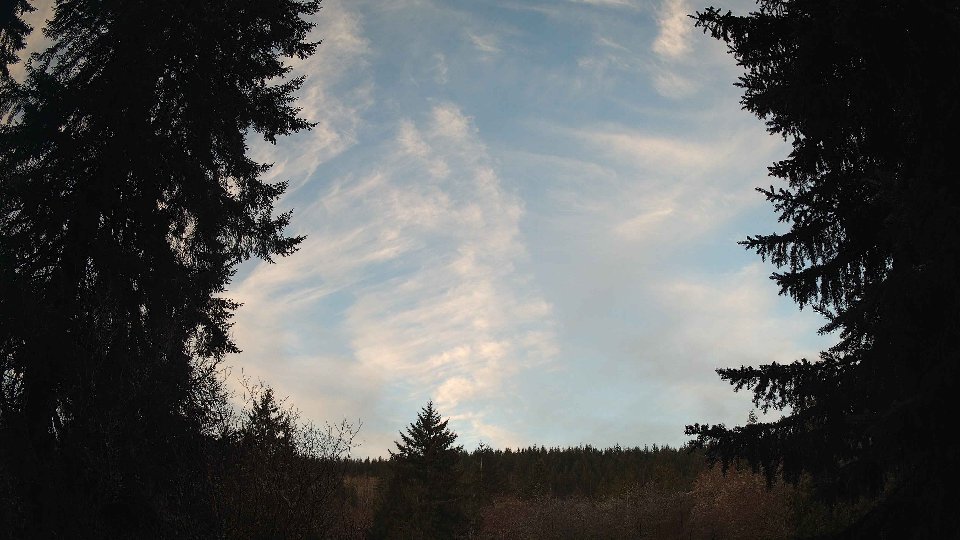 Pacific Northwest skyline timelapse frame from Mar 30th, 2026 at 7:15 AM