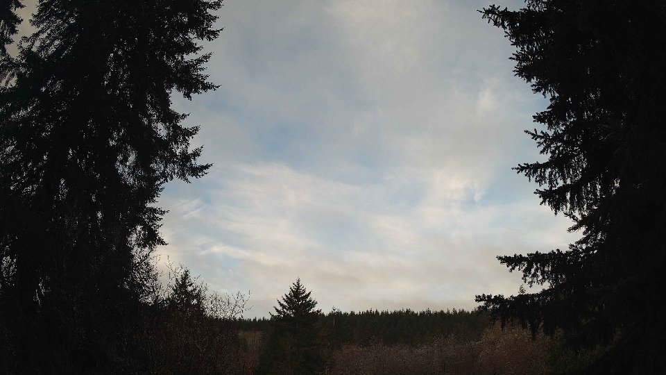 Pacific Northwest skyline timelapse frame from Mar 30th, 2026 at 7:30 AM
