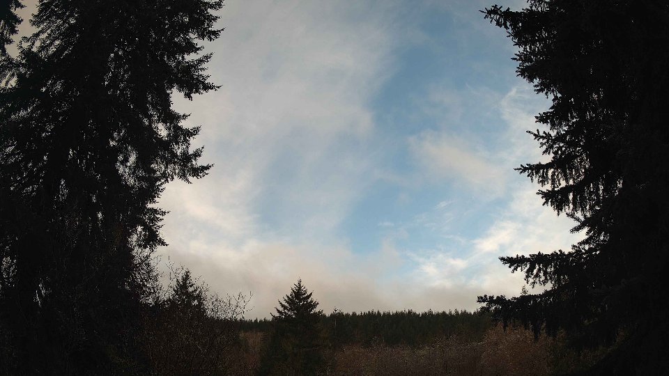 Pacific Northwest skyline timelapse frame from Mar 30th, 2026 at 8:00 AM