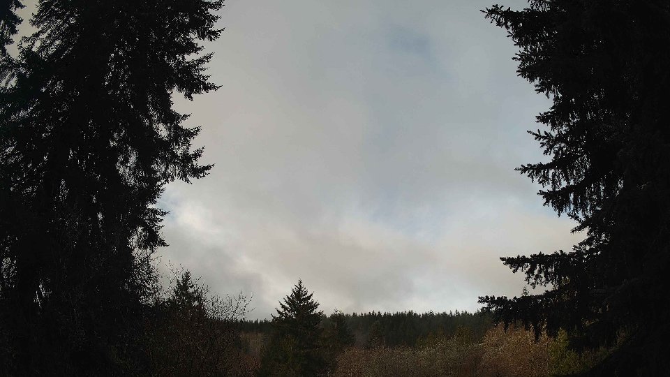 Pacific Northwest skyline timelapse frame from Mar 30th, 2026 at 8:45 AM