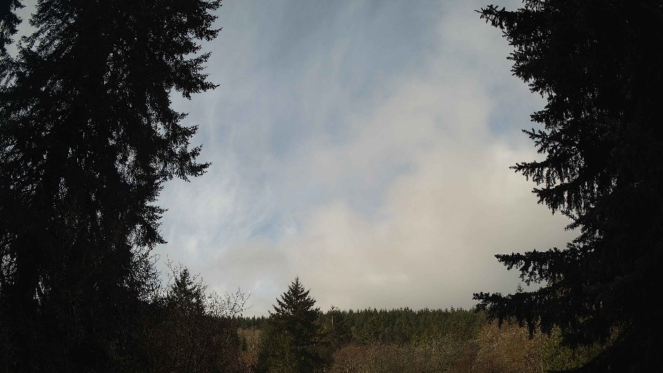Pacific Northwest skyline timelapse frame from Mar 30th, 2026 at 9:45 AM