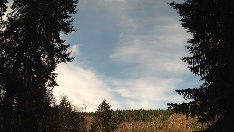 Pacific Northwest skyline timelapse frame from Mar 30th, 2026 at 10:45 AM