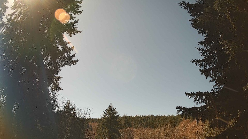 Pacific Northwest skyline timelapse frame from Mar 30th, 2026 at 12:45 PM
