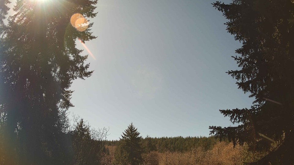 Pacific Northwest skyline timelapse frame from Mar 30th, 2026 at 1:00 PM