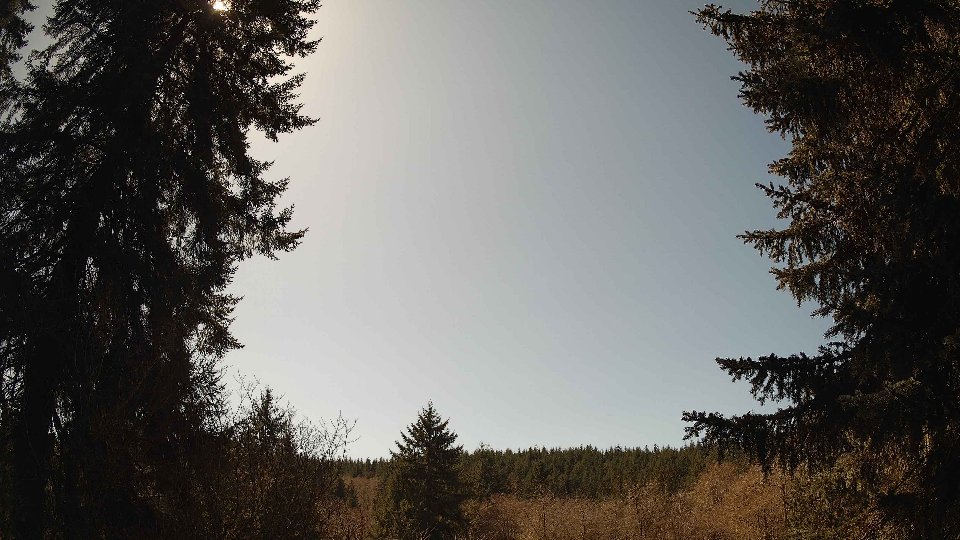 Pacific Northwest skyline timelapse frame from Mar 30th, 2026 at 1:45 PM