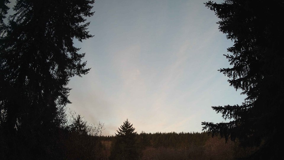 Pacific Northwest skyline timelapse frame from Mar 31st, 2026 at 7:00 AM