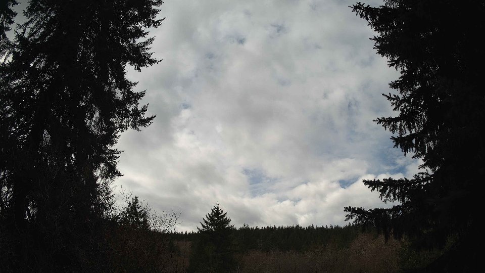 Pacific Northwest skyline timelapse frame from Mar 31st, 2026 at 12:15 PM