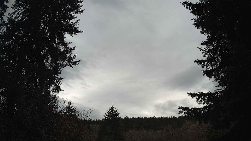 Pacific Northwest skyline timelapse frame from Mar 31st, 2026 at 4:45 PM