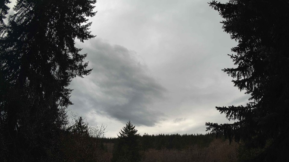 Pacific Northwest skyline timelapse frame from Mar 31st, 2026 at 5:00 PM