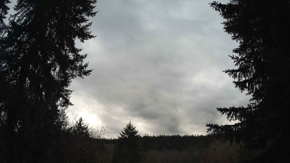 Pacific Northwest skyline timelapse frame from Mar 31st, 2026 at 6:45 PM